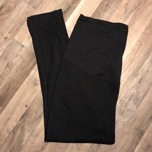Black maternity leggings